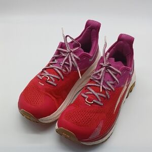 Altra Women's Olympus 5 Trail Running Shoes Sneakers SZ 9 Raspberry Hiking